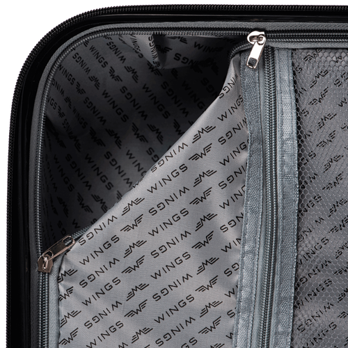 Walizka duża Wings PC Golden Eagle 28" BLACK na Arena.pl