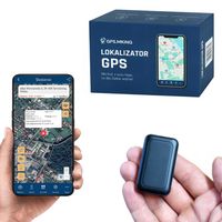 MINI MAŁY LOKALIZATOR TRACKER GPS Z PODSŁUCHEM DO ŚLEDZENIA, MOCNY MAGNES