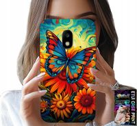 ETUI DO SAMSUNG GALAXY J5 2017 - MOTYLE MOTYLKI KWIATKI RÓŻE OBUDOWA
