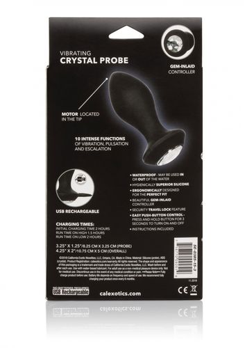 vibrating petite crystal probe black na Arena.pl