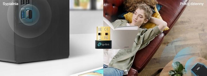 Adapter BT TP-Link UB500 Bluetooth 5.4 Nano USB zdjęcie 5
