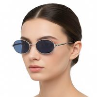 Damskie okulary fotochromowe kat.2-3 przeciwsłoneczne STLF-06D Silver/Blue