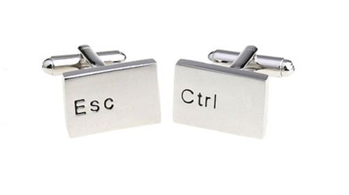 Spinki do mankietów CTRL + ESC IT informatyk ślub na Arena.pl
