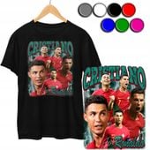 KOSZULKA DZIECIĘCA T-SHIRT Z NADRUKIEM - RONALDO PIŁKA NOŻNA - XXS 98-104