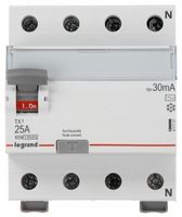 LEGRAND WYŁĄCZNIK RÓŻNICOWOPRĄDOWY 4P 25A P304 TX3