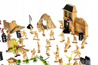 Żołnierzyki Duży Zestaw Baza Wojskowa Armia Figurki Wojsko Czołg Broń 300el