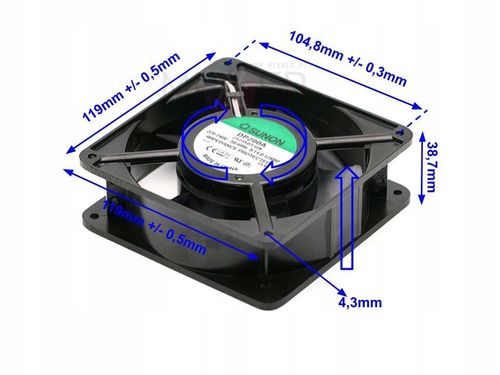 Wentylator osiowy SUNON DP200A 230V 161m3/h 22W na Arena.pl