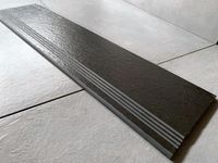 Płytki na schody 120x30 ATEST R11 - grafit czarny