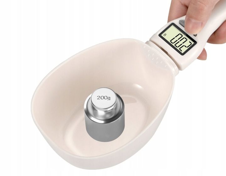 ŁYŻKA Z WAGĄ FUNKCJA TARY 800G NA BATERIĘ WAGA KUCHENNA MIARKA 250ml zdjęcie 6