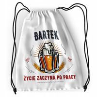 Plecak Dla Bartka Sportowy Szkolny Worek Torba Z Nadrukiem Ze Zdjęciem