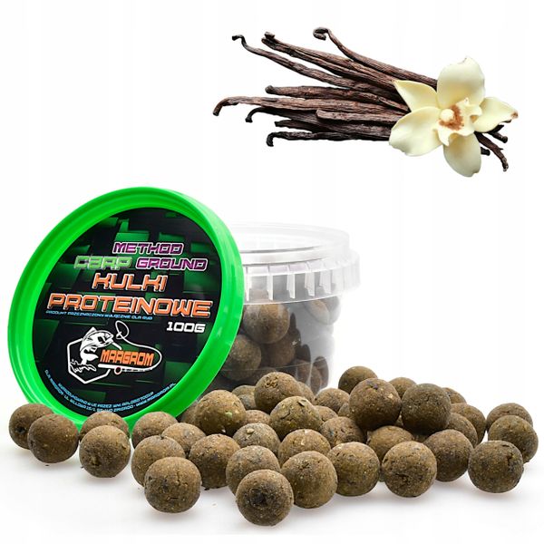 KULKI PROTEINOWE MARGROM 16mm 100g WANILIA zdjęcie 2