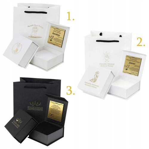 SREBRNY ŁAŃCUSZEK Z KRZYŻYKIEM 925 DLA DZIEWCZYNKI, CHŁOPCA KOMUNIA CHRZEST na Arena.pl