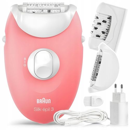 DEPILATOR BRAUN Silk-epil 3 SOFTLIFT TIPS + NASADKA MASUJĄCA - AC na Arena.pl
