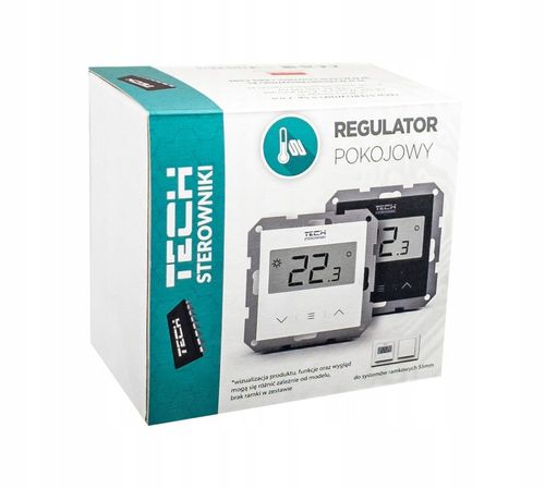 STEROWNIK REGULATOR TEMPERATURY TERMOSTAT POKOJOWY F-2Z V1 PRZEWODOWY TECH na Arena.pl