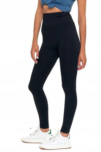 LEGGINSY DAMSKIE GETRY Z WYSOKIM STANEM LEGINSY MORAJ CZARNE KRYJĄCE L/XL na Arena.pl