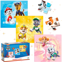 Puzzle Edukacyjne 3 In 1 Paw Patrol Przygody Szczeniąt Dodo 200154
