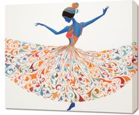 Obraz 70x60cm Wirująca Balerina