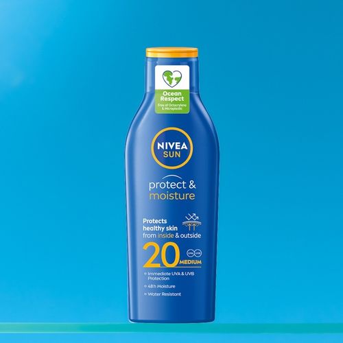 NIVEA SUN Protect & Moisture Balsam do opalania SPF 20, 200 ml na Arena.pl