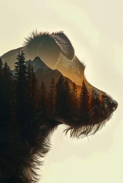 Plakat 67,5x100cm Psi Duch Lasu zdjęcie 1
