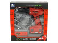 wiertarka na baterie z zestawem narzędzi 27 x 25 x 6,5cm