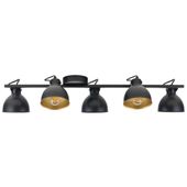 Regulowana lampa sufitowa MARS Sigma metalowy plafon czarny