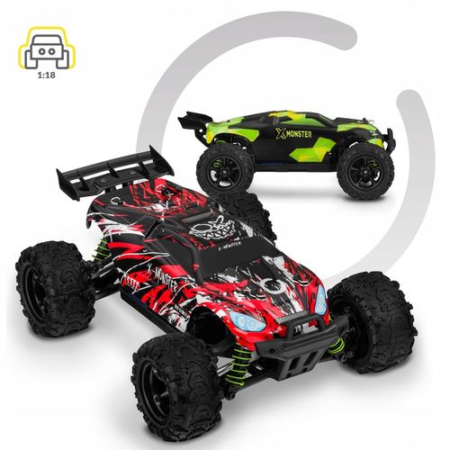 Samochód Auto zdalnie sterowany AUTKO RC 4x4 45km/h SUPER SZYBKI 2xOBUDOWY na Arena.pl