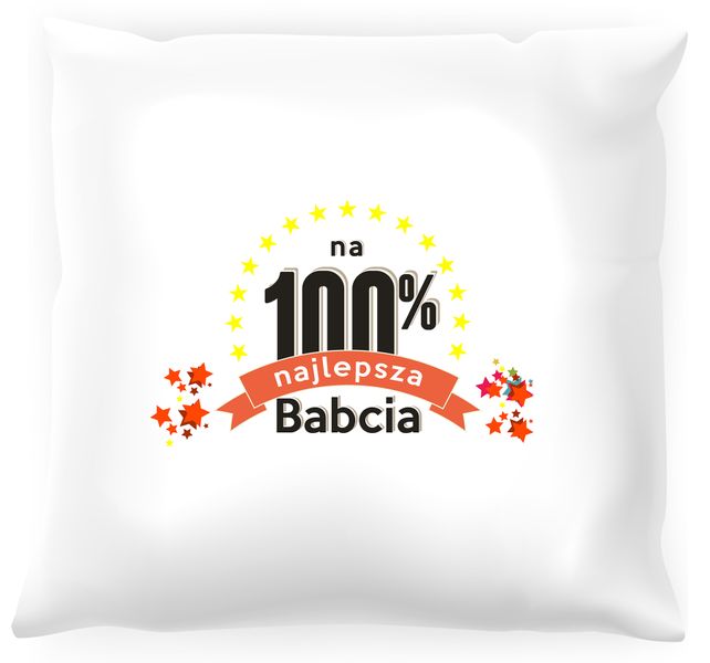 Poduszka Najlepsza Babcia na 100% zdjęcie 1