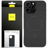ETUI OBUDOWA DO IPHONE 16 PRO MAX SILICONE MAGNETIC CASE DO MAGSAFE + SZKŁO
