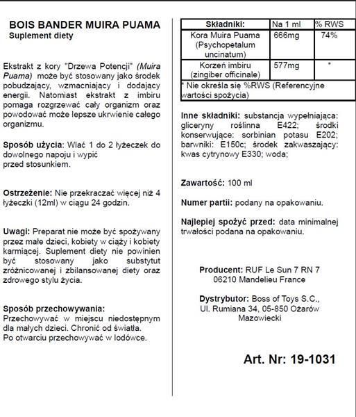 Supl.diety-Bois Bande 100 Ml zdjęcie 2
