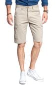 KRÓTKIE SPODENKI WRANGLER CARGO SHORT CAMEL WASHED W15DHC49J W30