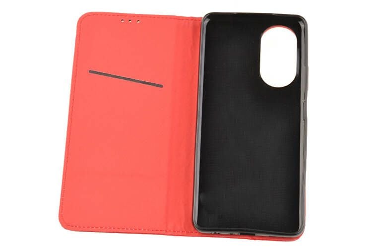 Etui Smart do Oppo A58 4G czerwony zdjęcie 3