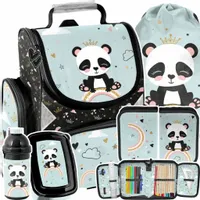 TORNISTER PLECAK SZKOLNY KLASY 1 3 PANDA DLA DZIEWCZYNKI DO 1 KLASY PIÓRNIK
