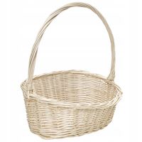 Kosz wiklinowy prezentowy upominkowy z rączką