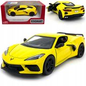 AUTO MODEL CORVETTE 2021 SAMOCHÓD METALOWY KINSMART METALOWE AUTKO 1 36