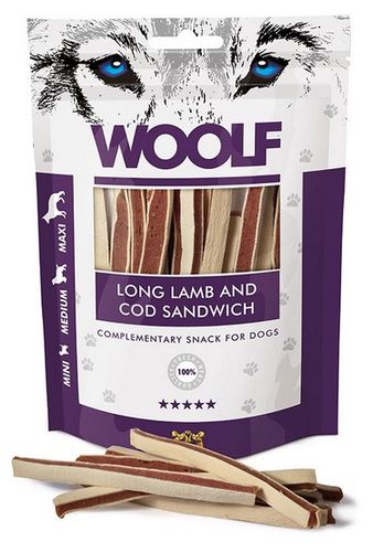 Woolf Soft Lamb & COD Sandwich Long 100g na Arena.pl