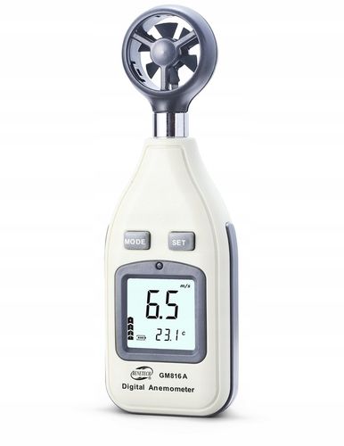 ANEMOMETR WIATROMIERZ MIERNIK WIATRU TEMPERATURY POMIAR PRĘDKOŚCI POWIETRZA na Arena.pl