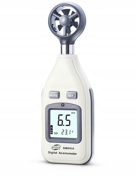 ANEMOMETR WIATROMIERZ MIERNIK WIATRU TEMPERATURY POMIAR PRĘDKOŚCI POWIETRZA zdjęcie 7