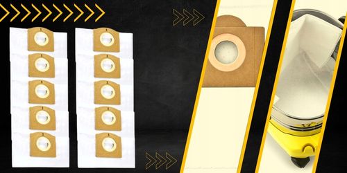 10xMOCNE WORKI + FILTR PUREY DO ODKURZACZA KARCHER WD3 SE4001 WD2 PLUS KWD3 na Arena.pl