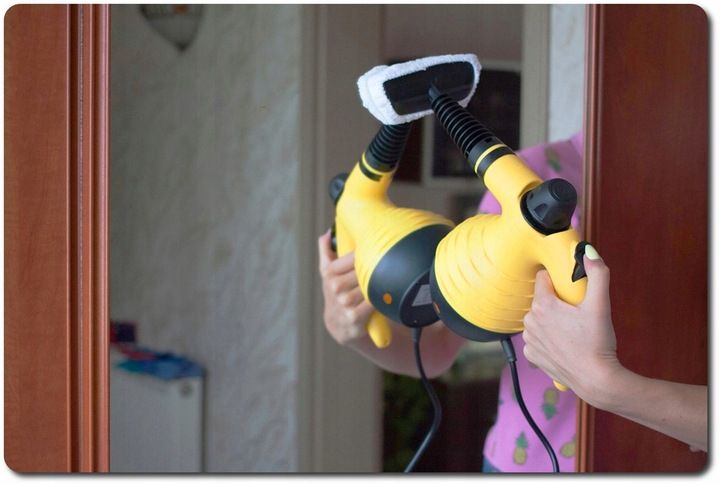 PAROWNICA na PLUSKWY Myjka Parowa Czyścik Ciśnieniowy 1050W 115 stopni zdjęcie 15