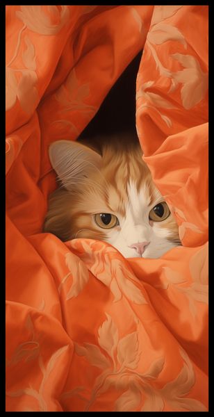 Plakat 50x100cm Ukryty Kot zdjęcie 2