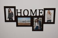 Multirama drewniana ramka na zdjęcia z napisem  Home
