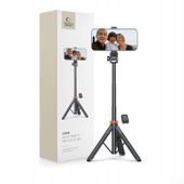 STABILNY UNIWERSALNY KIJEK SELFIE STICK TRIPOD STATYW BLUETOOTH Z PILOTEM