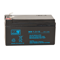 Akumulator Żelowy 12V 1.3Ah AGM MW 1.3-12 MW POWER