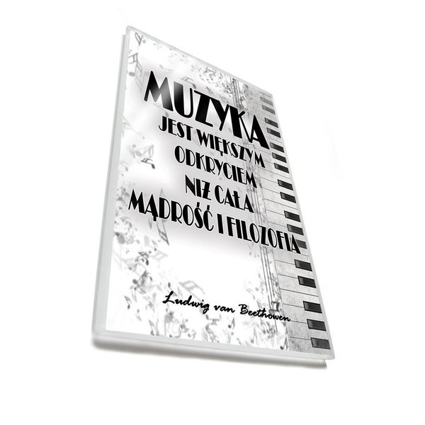 Muzyka jest - magnes szklany zdjęcie 2