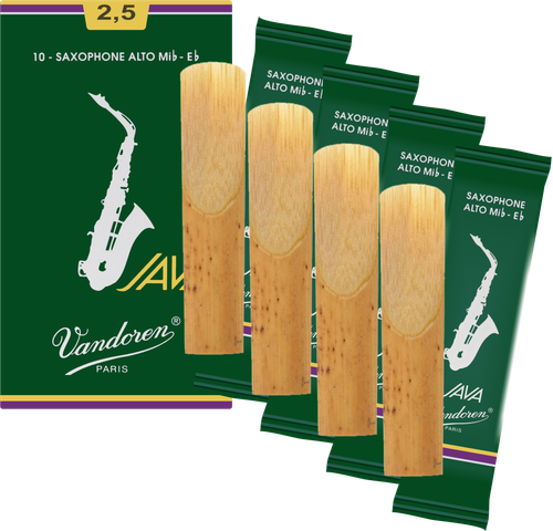 Stroik saksofon altowy alt 2,5 Vandoren JAVA SR2625 ZESTAW 4 szt. na Arena.pl