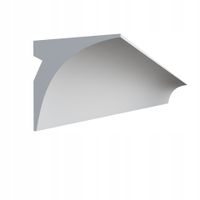 Listwa karniszowa LED 2m DLO15 8cm x 8cm butelkowa maskownica osłona łuk