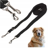 SMYCZ PRZEPINANA 5m Regulowana smycz dla psa CZARNA 2,5cm x 5m