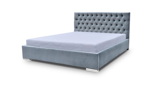 Łóżko sypialniane Chesterfield 140/200 z pojemnikiem na Arena.pl