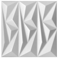 Białe Piankowe Kasetony Sufitowe panele ścienne 3D Topaz
