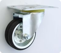 koło metal-guma 80mm obudowa skrętna 3l - kl080 skr